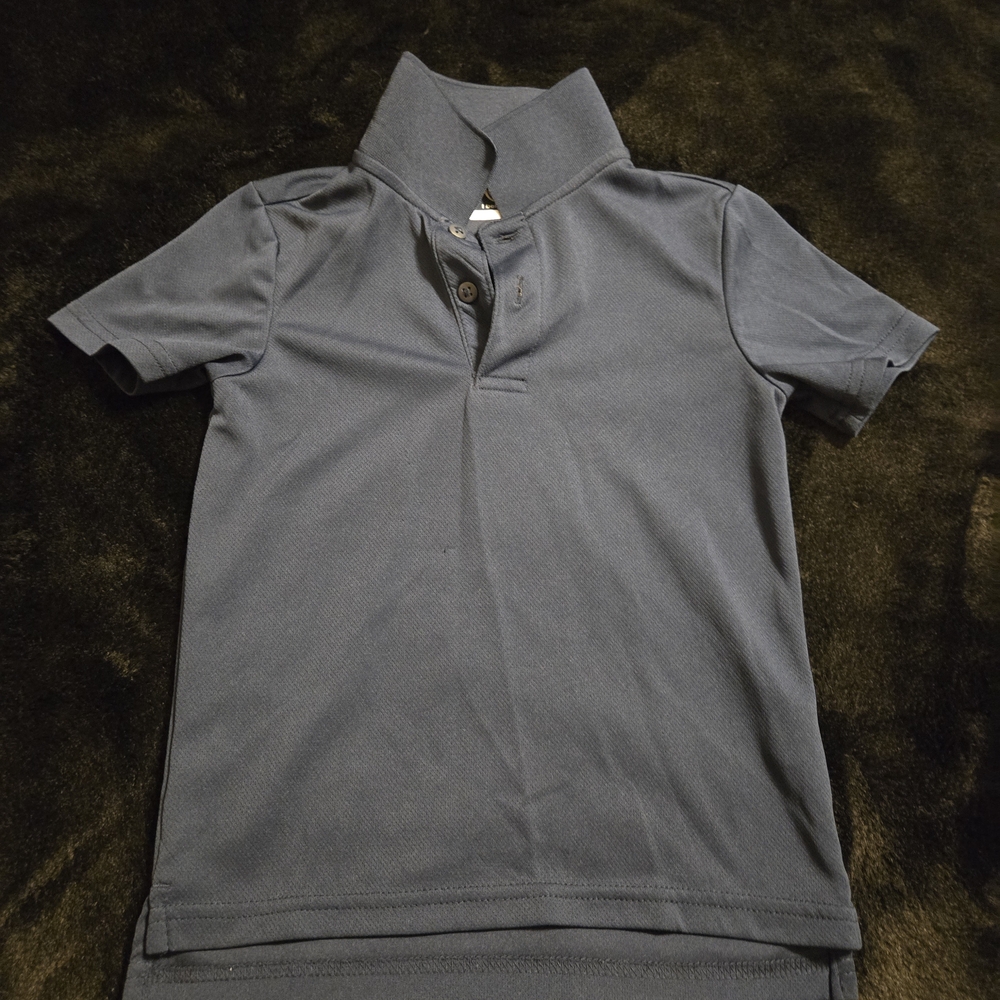 Wonder Nation Gray Polo Shirt Classic Design